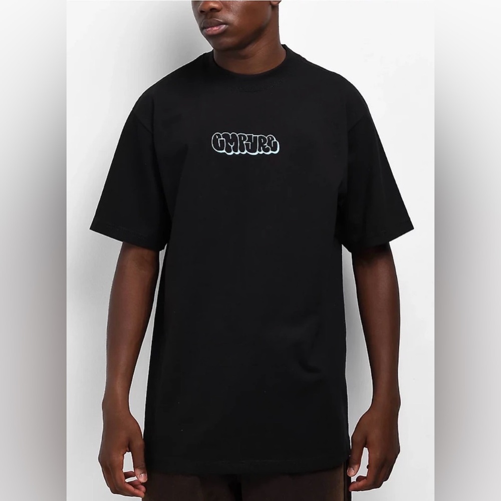 Zumiez Empyre Graffiti Embroidered Black Men’s T-Shirt Size Medium